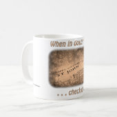 Mug Quand en doute ... Regarder la musique (Devant gauche)