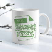 Mug Quand il s'agit de feuille de calcul I Excel drôle