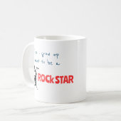 Mug Quand j'ai grandi Rock Star (Devant gauche)