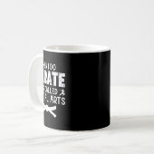 Mug Quand je fais du karaté, ça s'appelle arts partiel (Devant gauche)