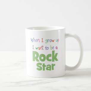 Mug Quand je grandis la vedette du rock