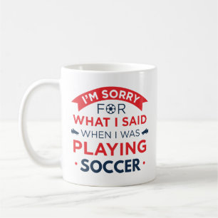 Mug Quand je jouais au football