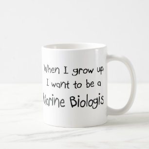 Mug Quand je me grandis voulez être un biologiste