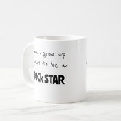 Mug Quand je serai grande, Rock Star (Devant gauche)