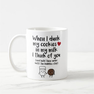 Mug Quand je trempe mes biscuits dans le lait, je pens