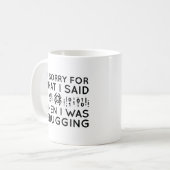 Mug Quand J'Étais Débogage (Devant gauche)