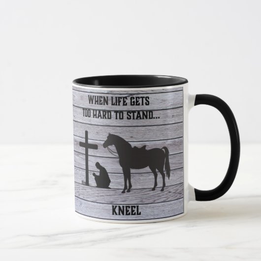 Mug Quand la vie devient dure, Kneel (Droite)