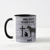 Mug Quand la vie devient dure, Kneel (Gauche)
