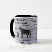 Mug Quand la vie devient dure, Kneel (Devant gauche)