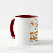 Mug Quand la vie devient floue ajuster votre focus (Devant gauche)