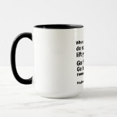 Mug Quand la vie est stressante (Gauche)