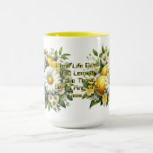 Mug Quand la vie vous donne des citrons (Centre)