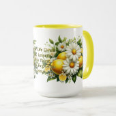 Mug Quand la vie vous donne des citrons (Devant droit)
