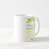 Mug Quand la vie vous remet les citrons font le (Devant droit)