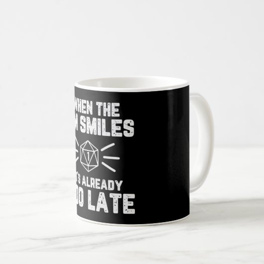 Mug Quand le DM sourit RPG Nerd (Devant droit)
