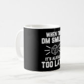 Mug Quand le DM sourit RPG Nerd (Devant gauche)
