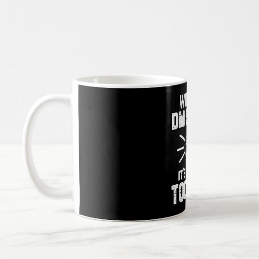 Mug Quand le DM sourit RPG Nerd (Gauche)