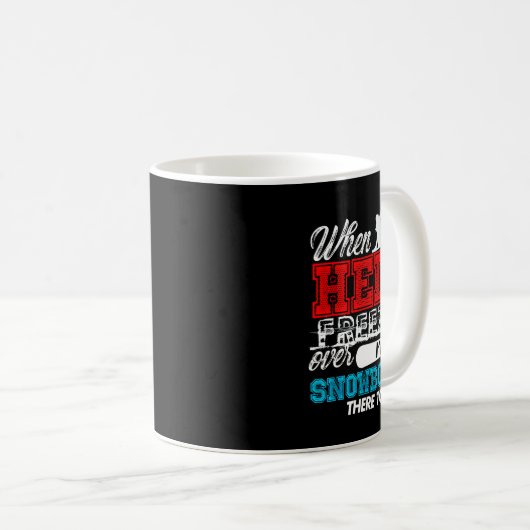 Mug Quand l'enfer gèle (Devant droit)
