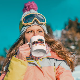 Mug Quand l'enfer gèlera, j'irai skier là-bas aussi