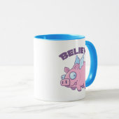 Mug Quand les Cochons Volent Croire l'Impossible (Devant droit)