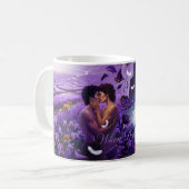 Mug Quand les colombes pleurent Violet Fields Passion  (Devant gauche)