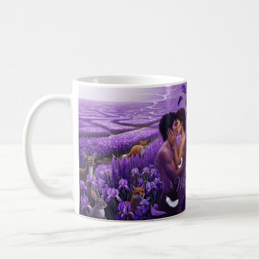 Mug Quand les colombes pleurent Violet Fields Passion  (Gauche)