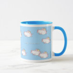Mug QUAND LES PIGS VOLENT par Sandra Boynton<br><div class="desc">Un troupeau de cochons volants,  avec le message "Osez rêver". Pourquoi pas ?</div>