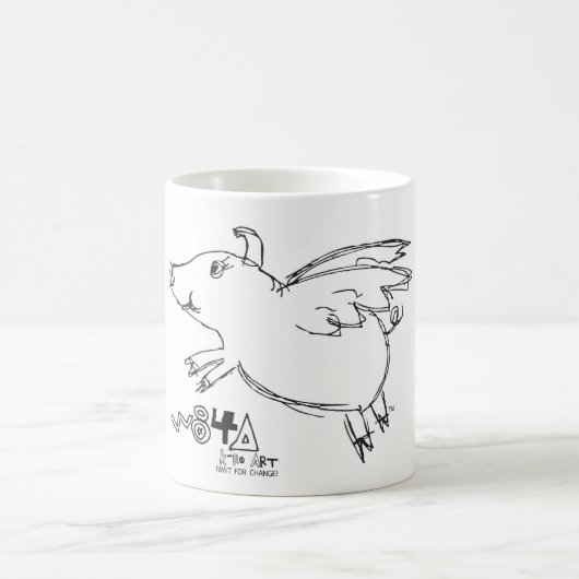 Mug Quand les porcs volent les miracles se produisent (Centre)