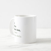Mug Quand l'injustice devient loi - la résistance devi (Devant gauche)