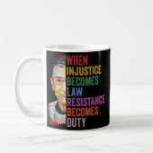 Mug Quand l'injustice devient loi, la résistance devie (Gauche)
