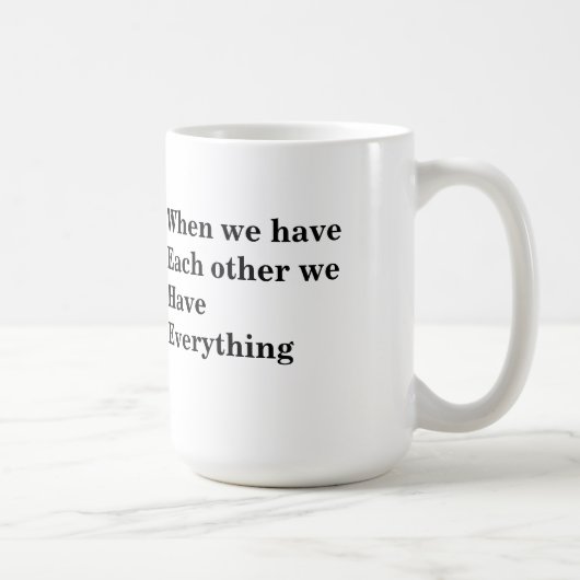 Mug Quand nous nous avons nous faisons attaquer tout (Droite)