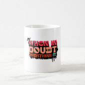 Mug Quand on est en doute, l'Overthink It - Witty Mode (Centre)