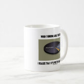 Mug Quand Penser l'univers réalise qu'il fait sombre l (Devant droit)