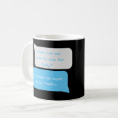 Mug Quand pouvons-nous voir Baby Funny de nouveaux par (Devant gauche)