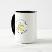 Mug Quand tout le reste échoue à manger de la banane (Devant gauche)