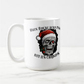 Mug Quand tu es mort à l'intérieur, mais c'est Noël (Gauche)