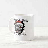 Mug Quand tu es mort à l'intérieur, mais c'est Noël (Devant gauche)