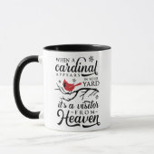 Mug Quand Un Cardinal Apparaît Dans Votre Jardin (Gauche)