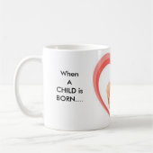 Mug Quand un enfant est né ainsi est un grand-parent ! (Gauche)