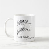 Mug quand vous commencez à sentir que les choses devra (Gauche)