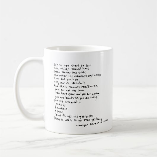 Mug quand vous commencez à sentir que les choses devra (Gauche)