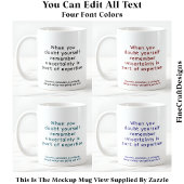 Mug Quand vous doutez de vous-même 078 Citation de rap