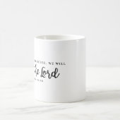 Mug Quant à moi et ma maison Josué 24:15 (Centre)