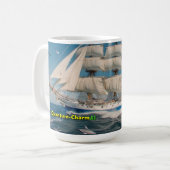 Mug Quantum-Charm AI a incité Voile Tall Ship v3.0 (Devant gauche)