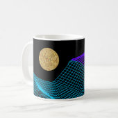 Mug Quantum Disco Dimension Purple Blue Black Gold (Devant gauche)