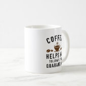 Mug Quarantaine de café (Devant droit)