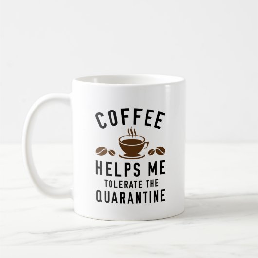 Mug Quarantaine de café (Gauche)