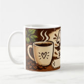 Mug Quarante Ans Même Emploi Même Café (Gauche)
