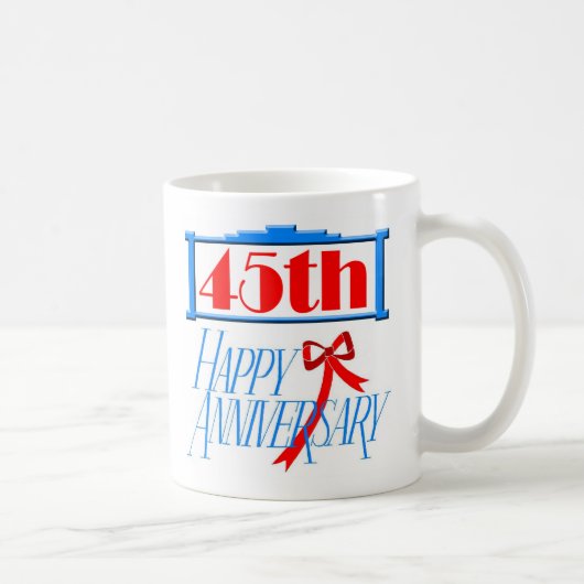 Mug quarante-cinquième anniversaire 3 (Droite)