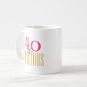 Mug Quarante et fabuleux (Devant gauche)